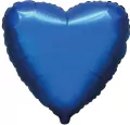 Balon foliowy Serce satynowy navy blue 45cm - tantis.pl