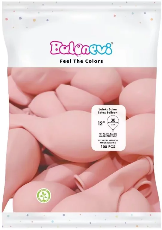 Balony lateksowe Pastel różowe 30cm - tantis.pl