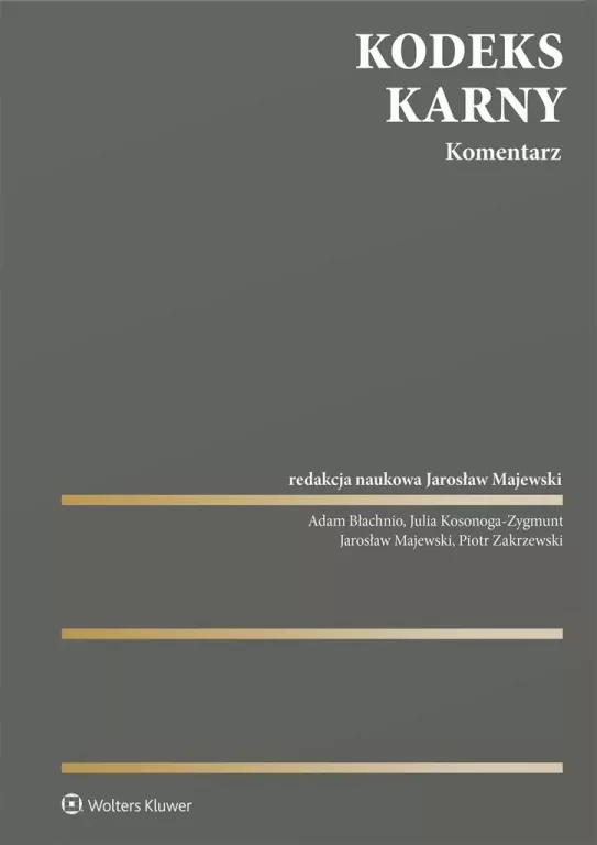Kodeks karny. Komentarz - tantis.pl