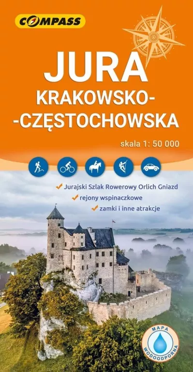 Mapa tur. - Jura Krakowsko-Częstochowska lam. - tantis.pl