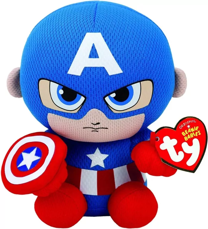 Beanie Babies Marvel Kapitan Ameryka 15cm - tantis.pl