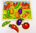 Puzzle. Warzywa w ogródku - tantis.pl