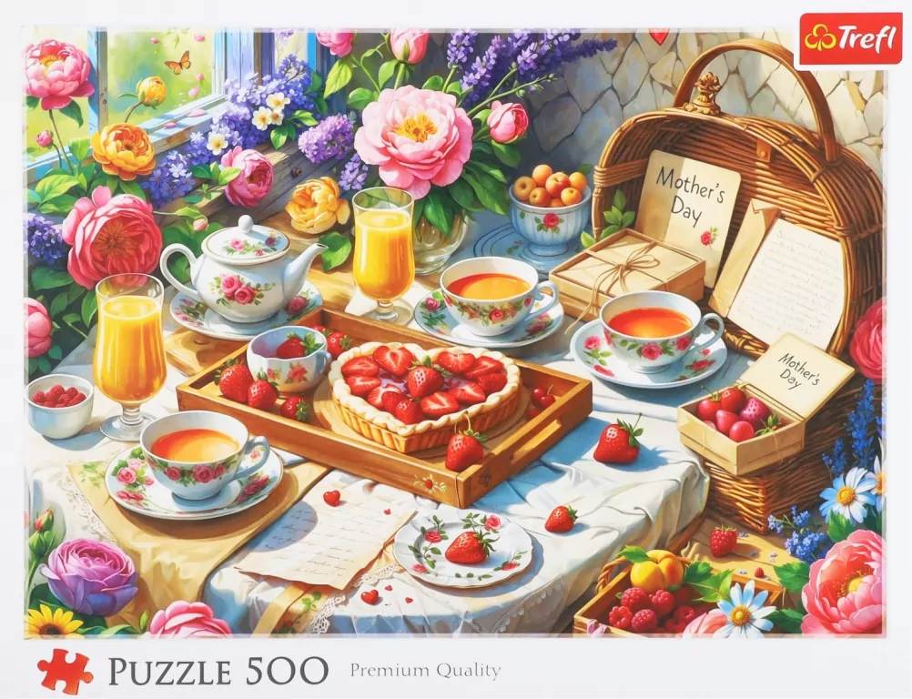 Puzzle 500 Słodkości na Dzień Mamy TREFL - tantis.pl