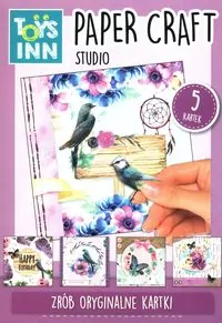Zestaw do wykonywania kartek ptaszek. ToysInn - tantis.pl