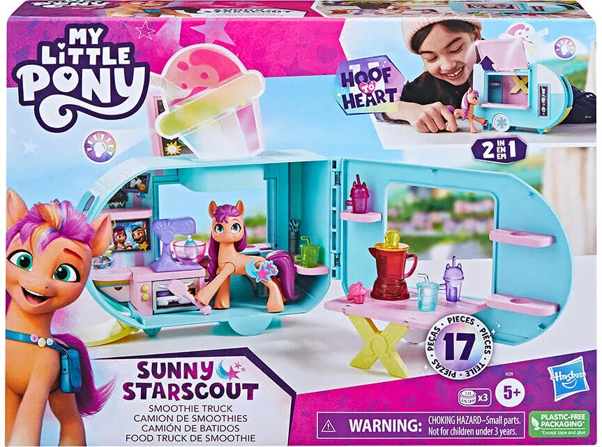 MY LITTLE PONY Sunny Starscout i ciężarówka ze Smoothie, pojazd z figurką - tantis.pl