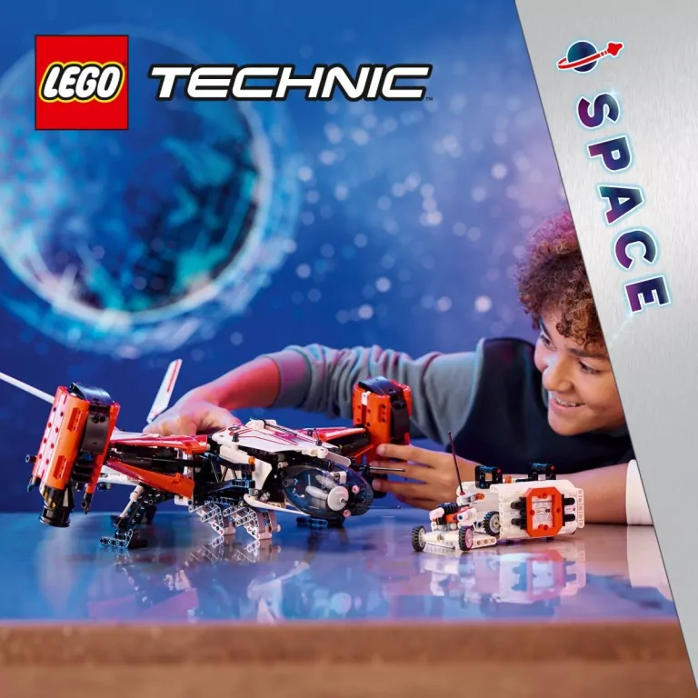 LEGO® Technic. Transportowy statek kosmiczny VTOL LT81. 42181 - tantis.pl