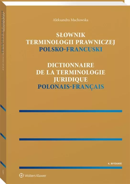 Słownik terminologii prawniczej polsko-francuski - tantis.pl