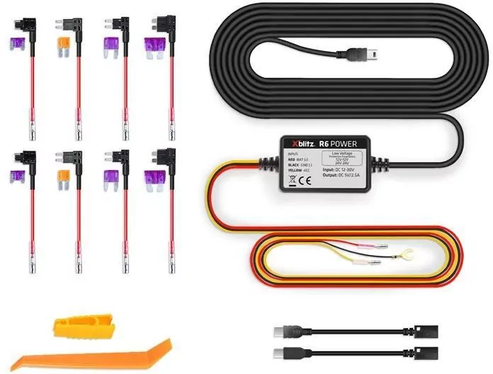 Zasilacz kamery samochodowej R6 Power - tantis.pl