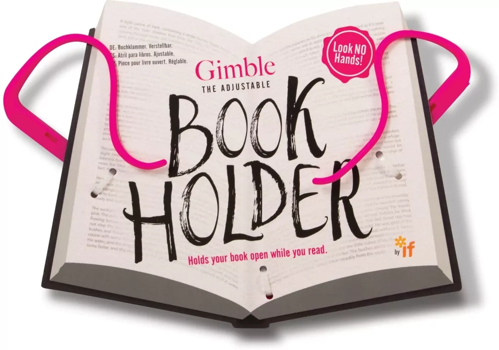 Różowy uchwyt do książki - tantis.pl