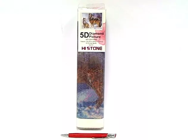 Wilki zimą. Diamentowa mozaika - tantis.pl