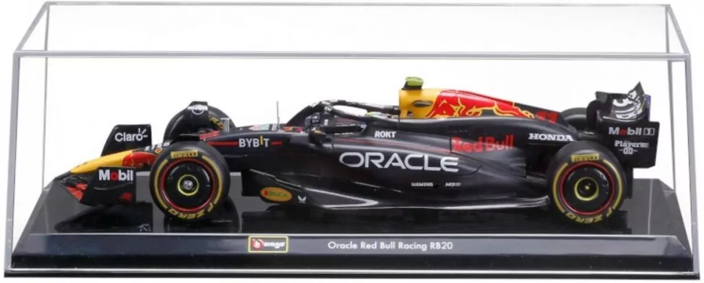 Formula With Helmet&Plastic Stand Oracle Red Bull - tantis.pl