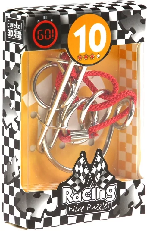 Łamigłówka druciana Racing nr 10 - poziom 3/4 G3 - tantis.pl