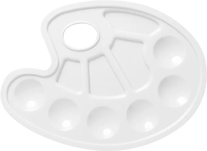 Paleta malarska plastikowa 17x23 cm - tantis.pl