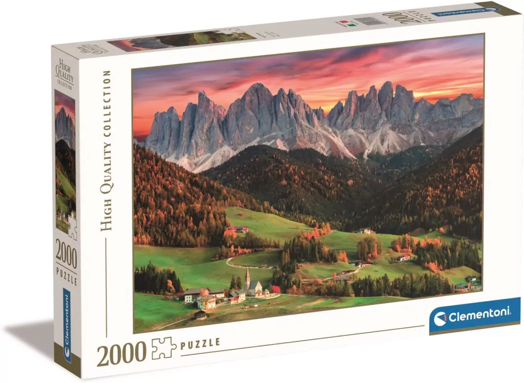 Puzzle 2000 HQ. Val di Funes - tantis.pl