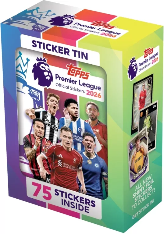 Premier League 2026 Sticker Tin - tantis.pl