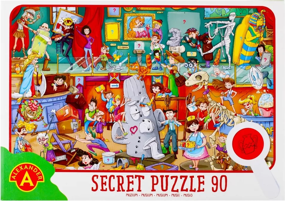 Puzzle 90 obserwacyjne z lupą. Muzeum - tantis.pl