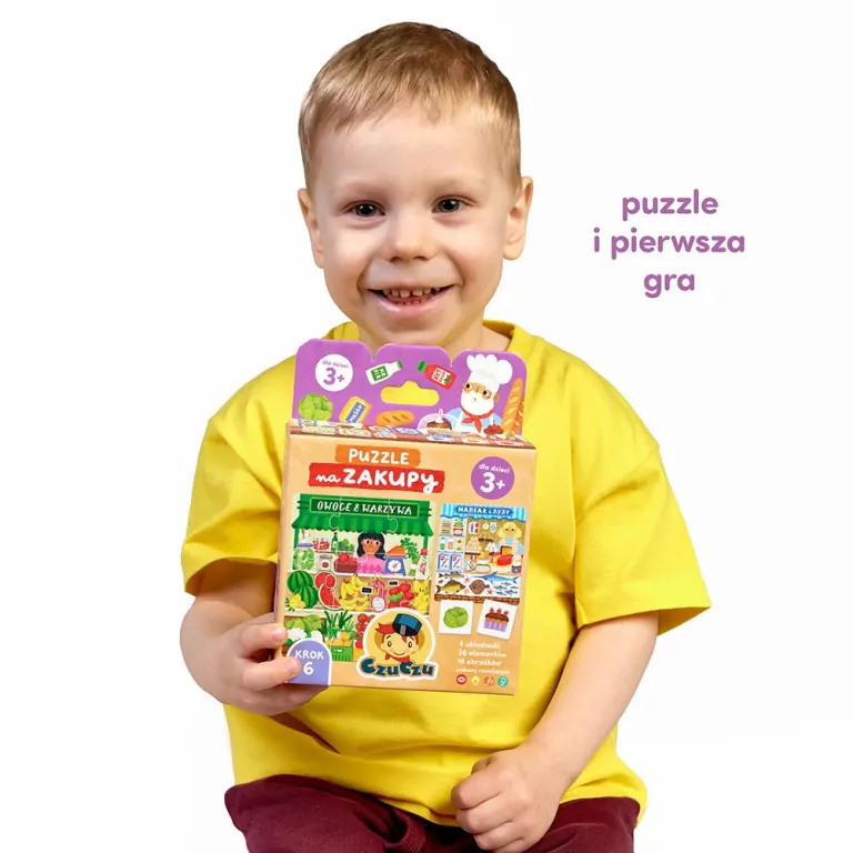 CzuCzu. Puzzle Na zakupy. 3+ - tantis.pl