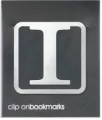 Metalowa zakładka - Litera I Clip-on - tantis.pl