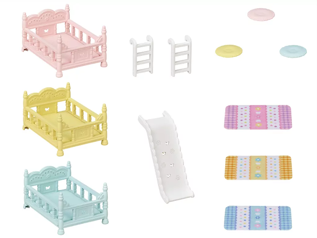 Potrójne łóżko. Sylvanian Families - tantis.pl