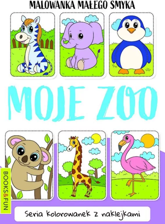 Malowanka małego smyka. Moje ZOO - tantis.pl