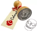 Stempel twarzoczaszka - tantis.pl