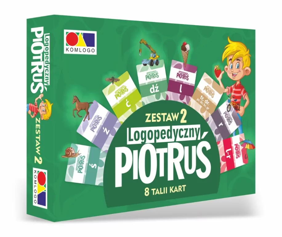 Logopedyczny Piotruś. Zestaw 2 - tantis.pl