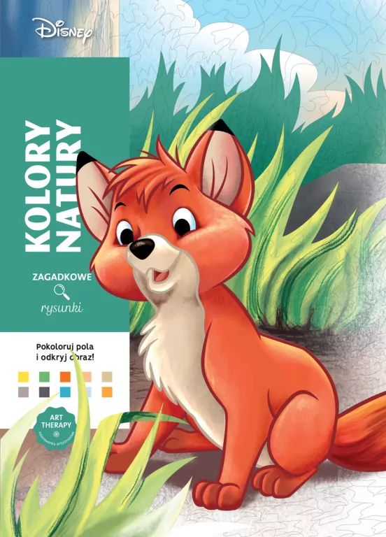 Kolory natury. Zagadkowe rysunki. Disney - tantis.pl