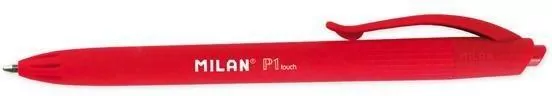 Długopis P1 Rubber Touch czerwony (25szt) MILAN - tantis.pl