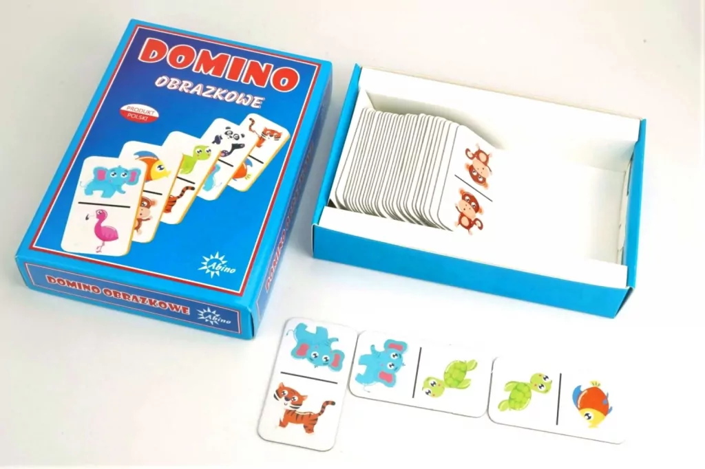 Domino obrazkowe - owoce/zwierzęta - tantis.pl