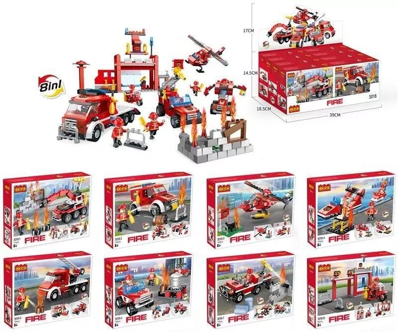 Klocki strażackie, MIX - tantis.pl