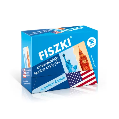 Angielski. Fiszki - Amerykanski vs.brytyjski - tantis.pl