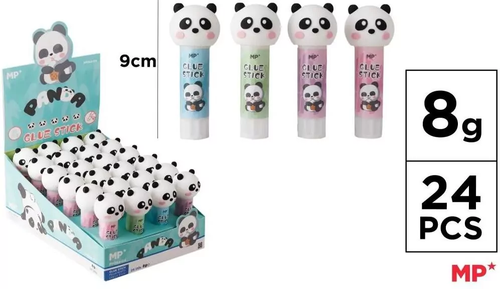 Klej w sztyfcie 8g Panda. 24 sztuki - tantis.pl