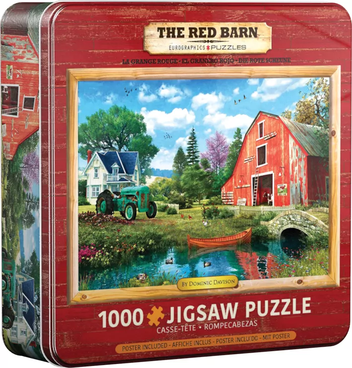 Puzzle 1000 TIN The Red Barn by Dominic Davison 8051-5526 - tantis.pl