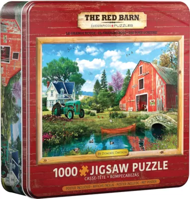 Puzzle 1000 TIN The Red Barn by Dominic Davison 8051-5526