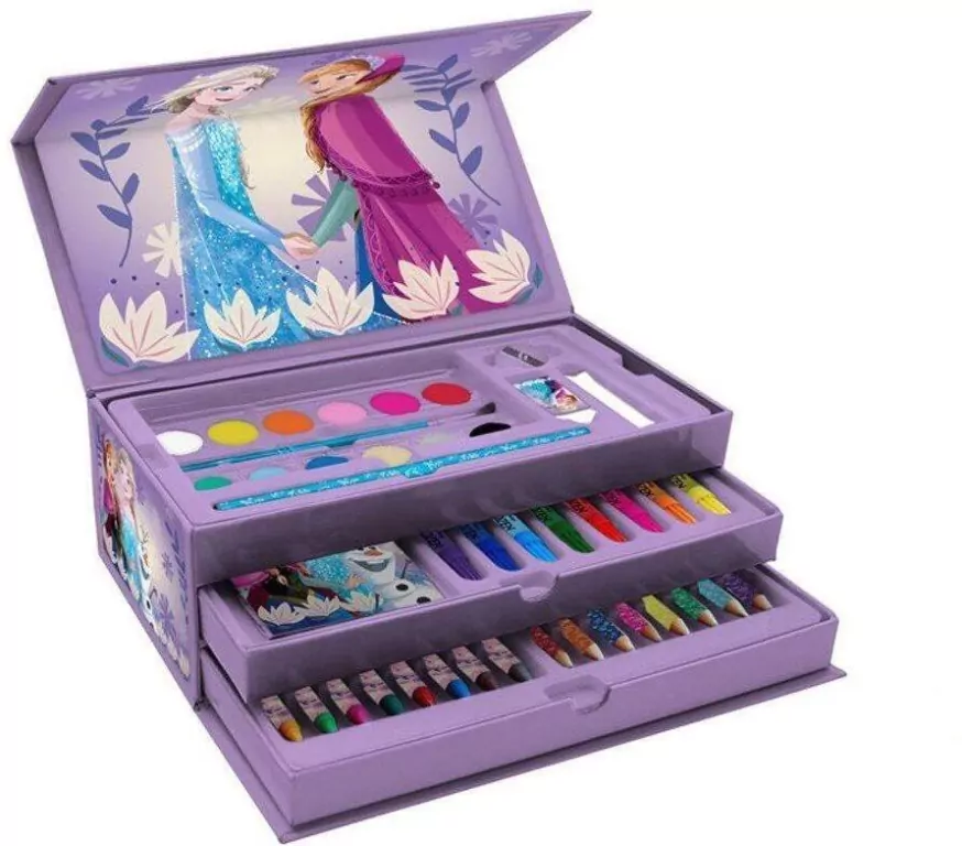 Zestaw artystyczny w kuferku Frozen - tantis.pl