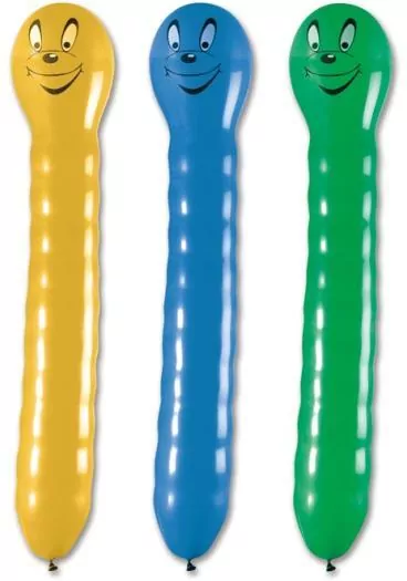 Balony premium Dżdżownice z rogami 95cm / - tantis.pl