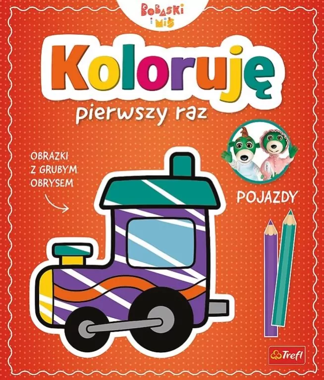 Koloruję pierwszy raz. Pojazdy TREFL - tantis.pl