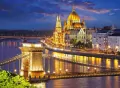 Puzzle 2000. Budapest view at dusk. Budapeszt o zmierzchu - tantis.pl