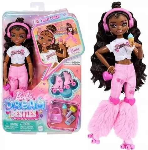 Barbie DreamBesties. Lalka na wrotkach JFX97 - tantis.pl