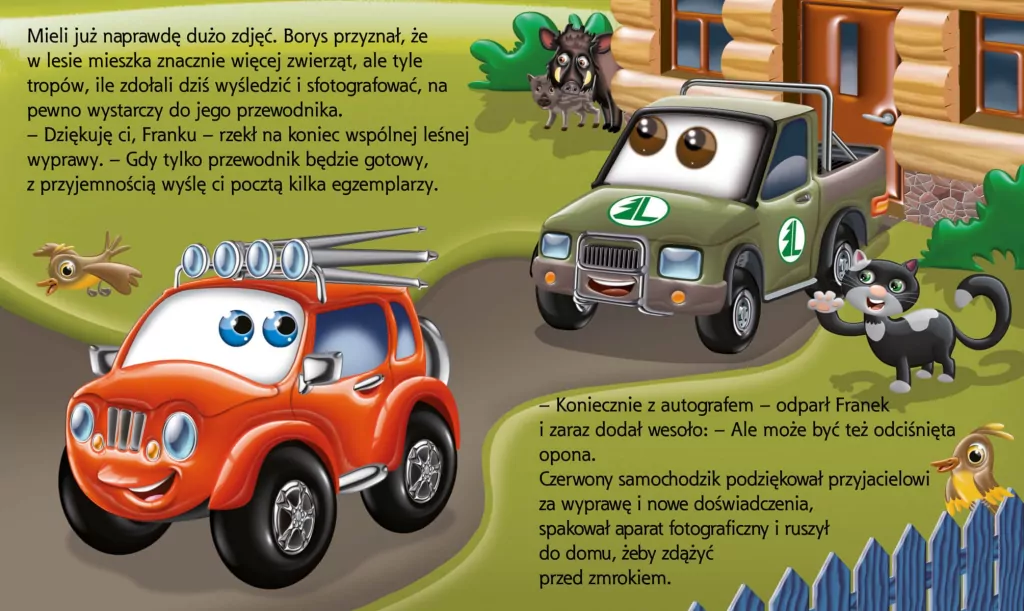 Tropy zwierząt. Samochodzik Franek - tantis.pl