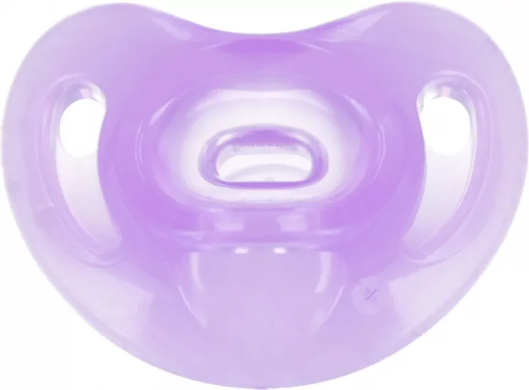 NUK. Sensitive. Smoczek. 0-6 miesięcy. Fioletowy - tantis.pl