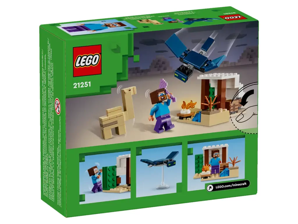 LEGO® Minecraft®. Pustynna wyprawa Steve’a 21251 - tantis.pl