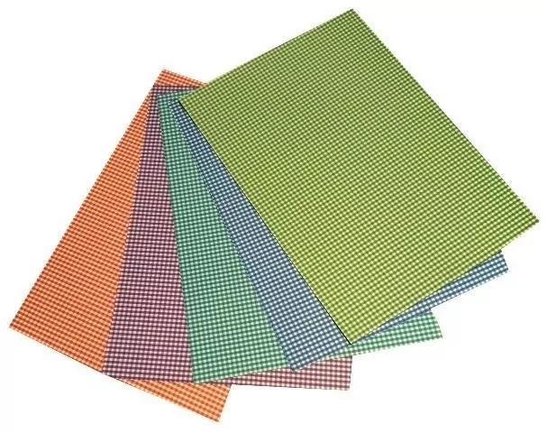 Karton obustronny kratka 300g 24x34cm 5 ark MIX - tantis.pl
