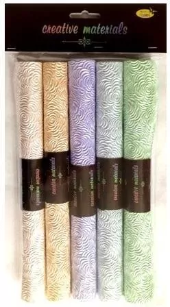 Karton 200g czerpany tłoczony 25x35cm 5ark - tantis.pl