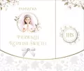 Pamiątka książeczka Komunia A4 tryptyk - tantis.pl
