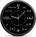 Zegar ścienny z działaniami matematycznymi - tantis.pl