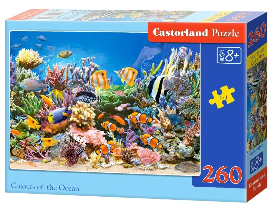Castorland. Puzzle, Colours of the Ocean, 260 elementów - tantis.pl