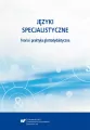 Języki specjalistyczne. Teoria i praktyka glottody - tantis.pl