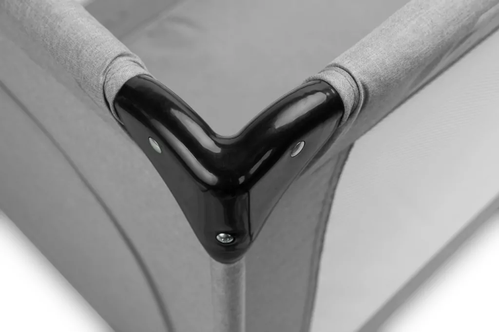 Caratero Łóżeczko turystyczne Basic szare - tantis.pl