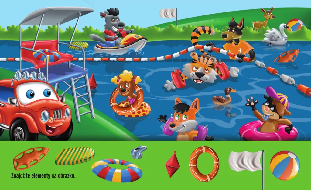 Nad wodą. Samochodzik Franek - tantis.pl